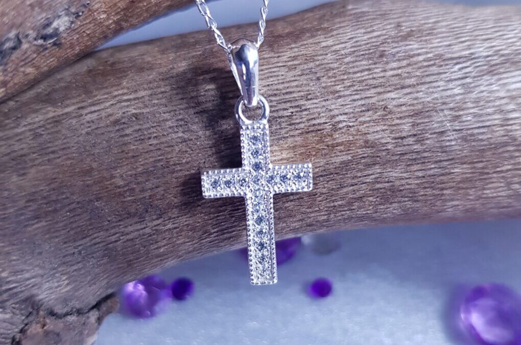 Silver CZ Cross