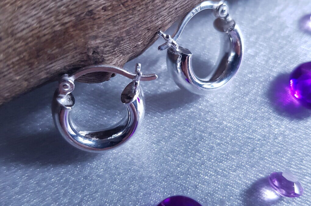 Silver Creole Earrings