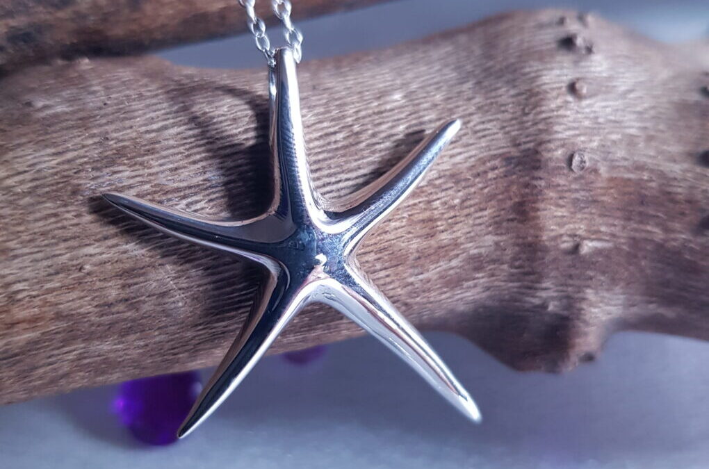 Silver Starfish Necklace