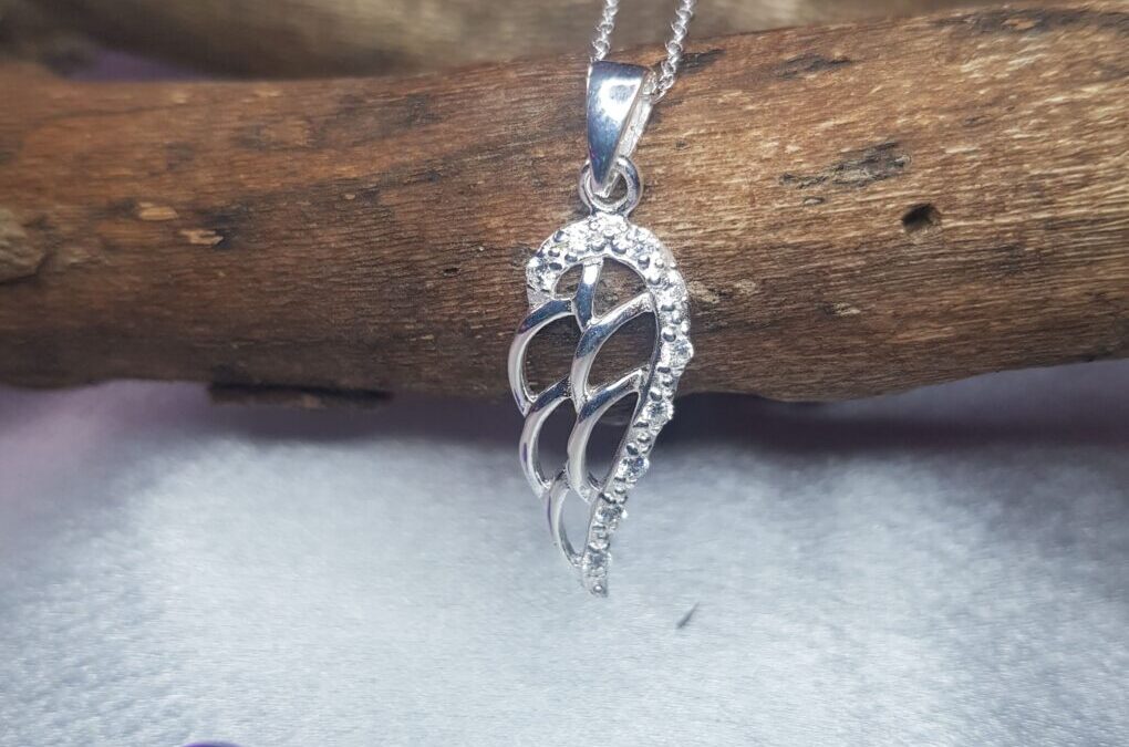 Angel Wing Silver Necklace