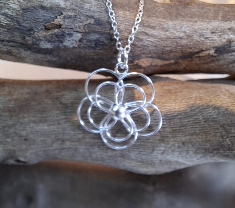 Daisy Silver Necklace